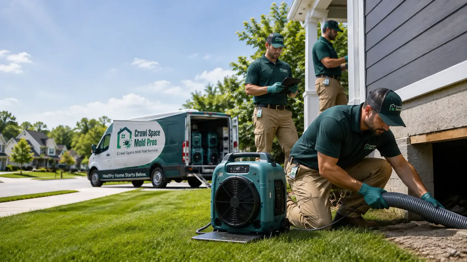 Crawl Space Mold Removal in West Pittsburg, PA